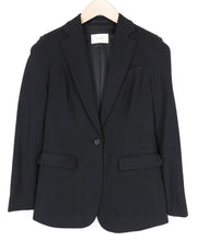 SUITSUPPLY Cameron Women Blazer UK8S XS Navy Blue Single-Breasted Stretch Formal