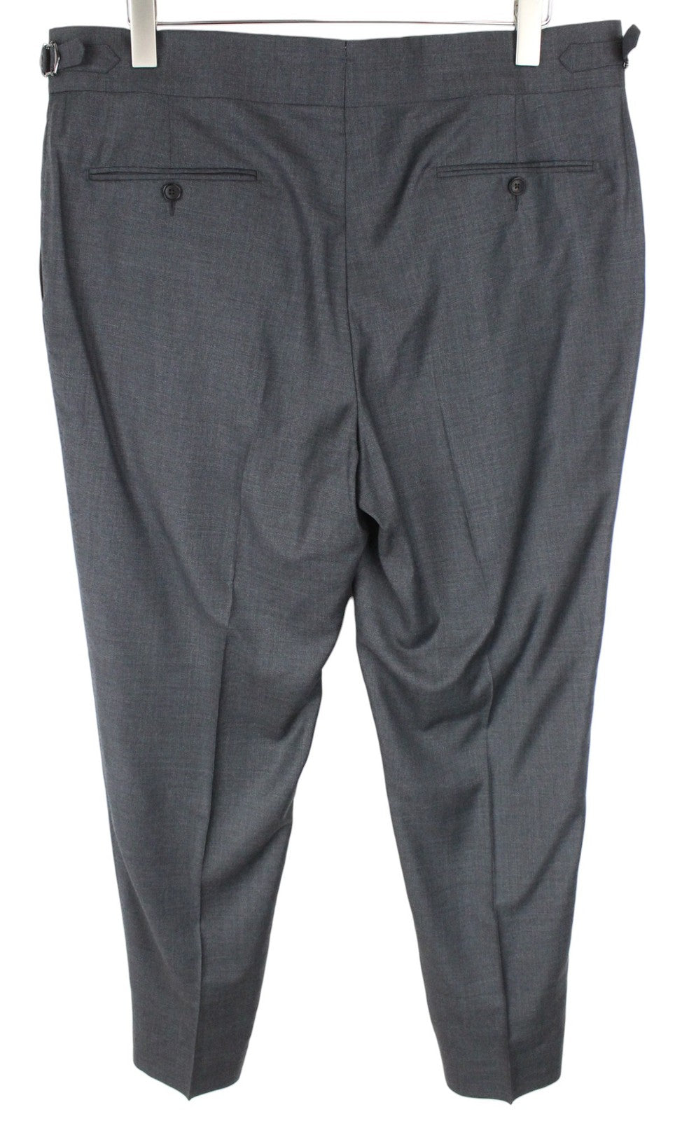 SUITSUPPLY La Spalla Men Suit UK44L Lined Pure Wool Grey 2 pc Ing Loro Piana