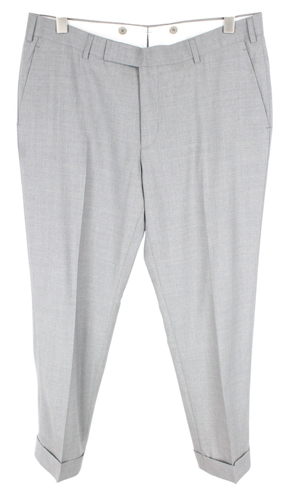 SUITSUPPLY La Spalla Men Suit UK40S Single-Breasted Classic Wool Grey 2 Piece
