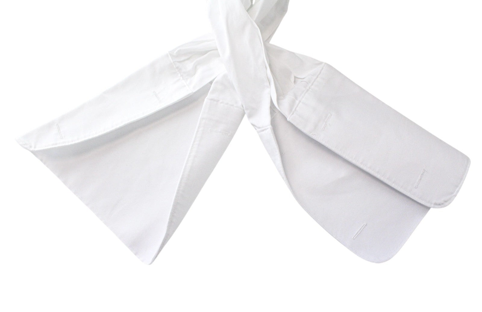 SUITSUPPLY Men Shirt 37 Slim Pure Cotton White Cutaway Button-Up Formal