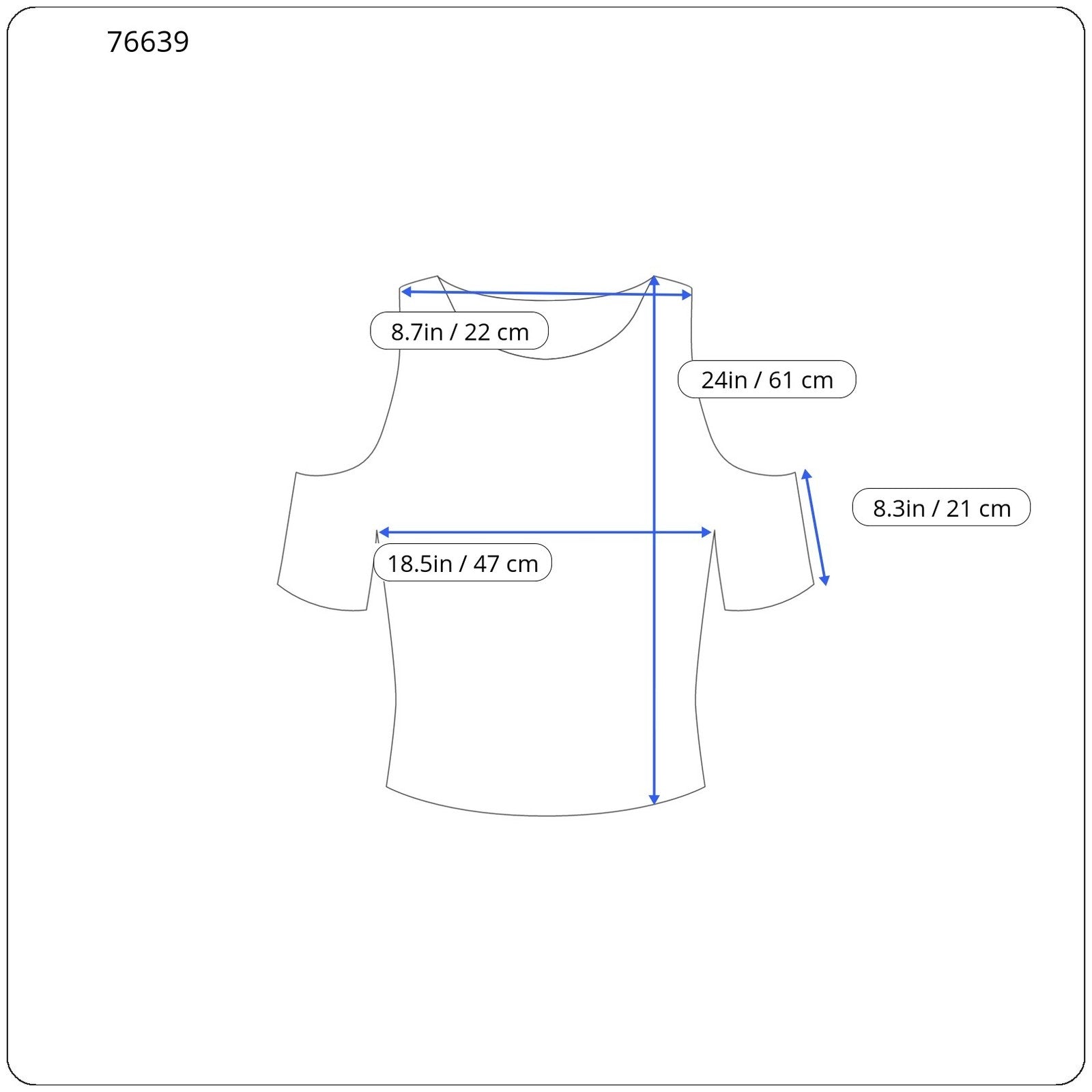 FRANKIE MORELLO moteriški marškinėliai XS dydžio, juodi, šaltais pečiais, laisvo kirpimo, geometrinio rašto. 