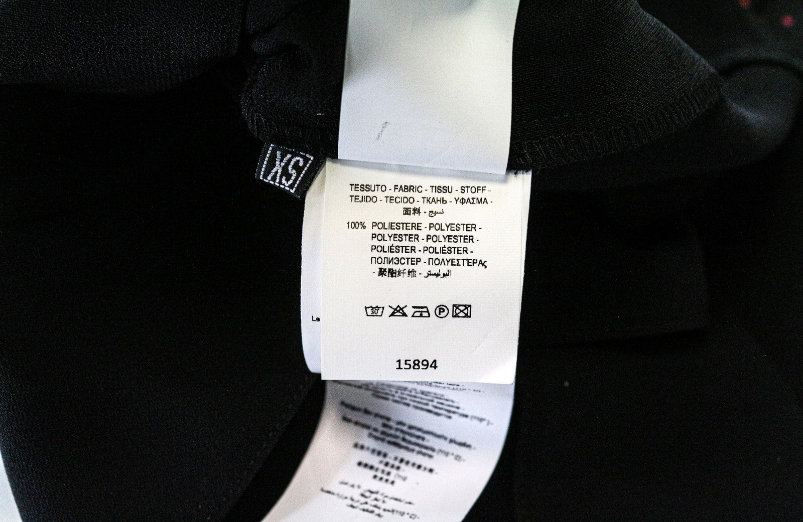 FRANKIE MORELLO moteriška palaidinė XS juoda be rankovių taškuota palaidinė apvaliu kaklu 