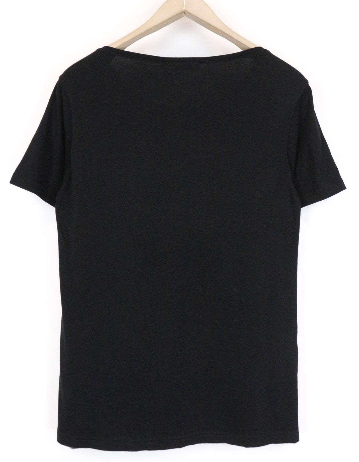 VKING Men's T-Shirt S Red Cotton Blend Roses Print Short Sleeve Casual Tee