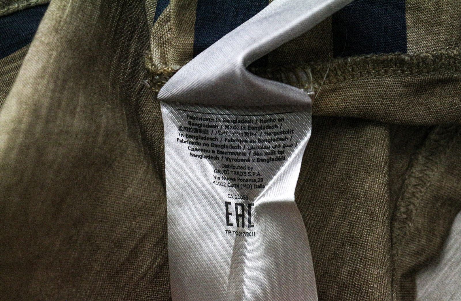 GAUDI JEANS Men's T-Shirt S Brown Cotton Short Sleeve Faded Effect Tee