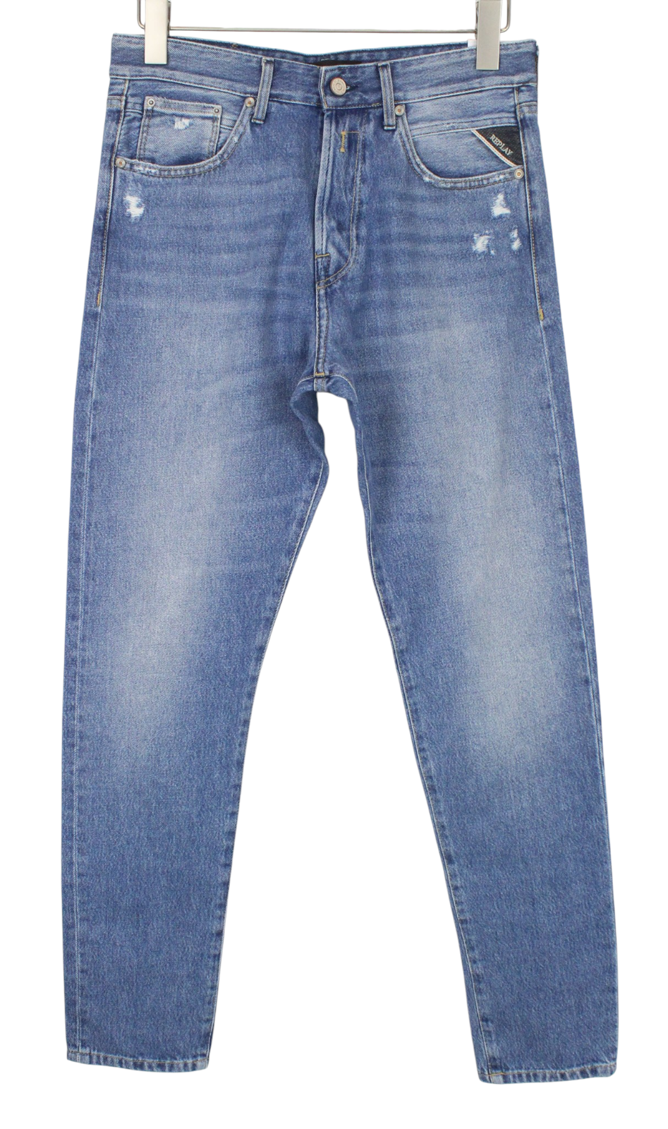 REPLAY Tinmar Men Jeans W30/L32 Blue Tapered Pure Cotton