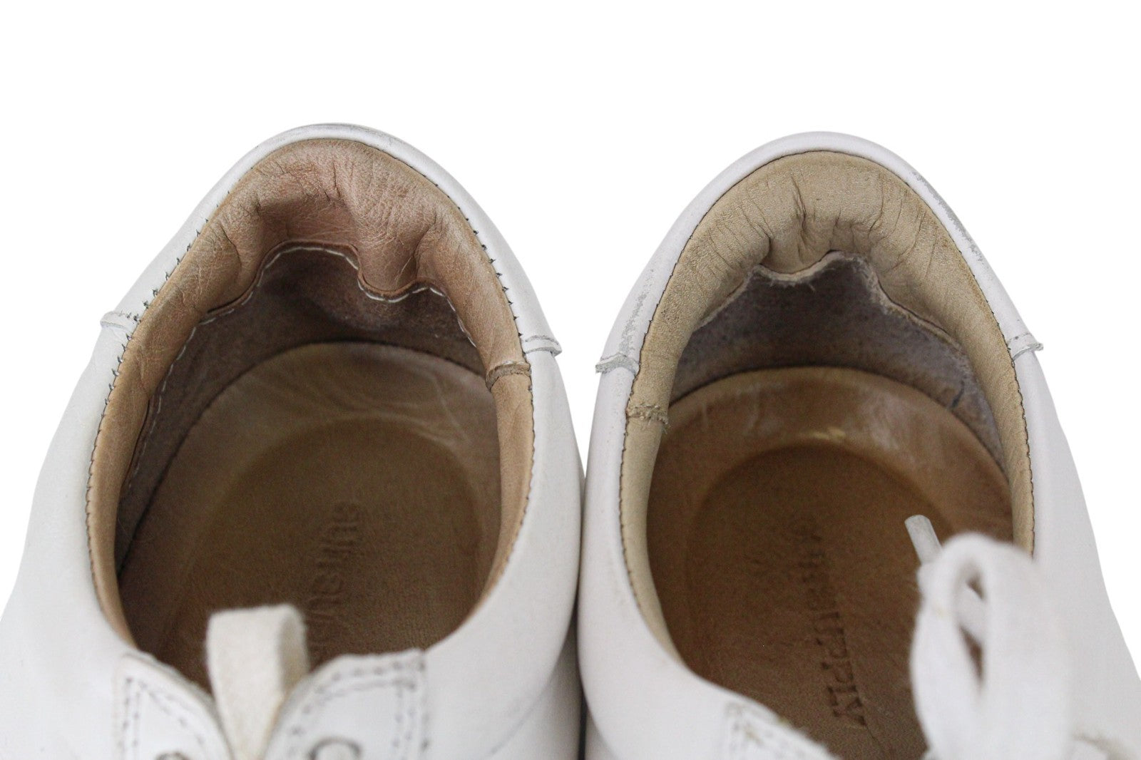 SUITSUPPLY Men Trainers EU40 White Genuine Leather Low-Top Casual Sneakers