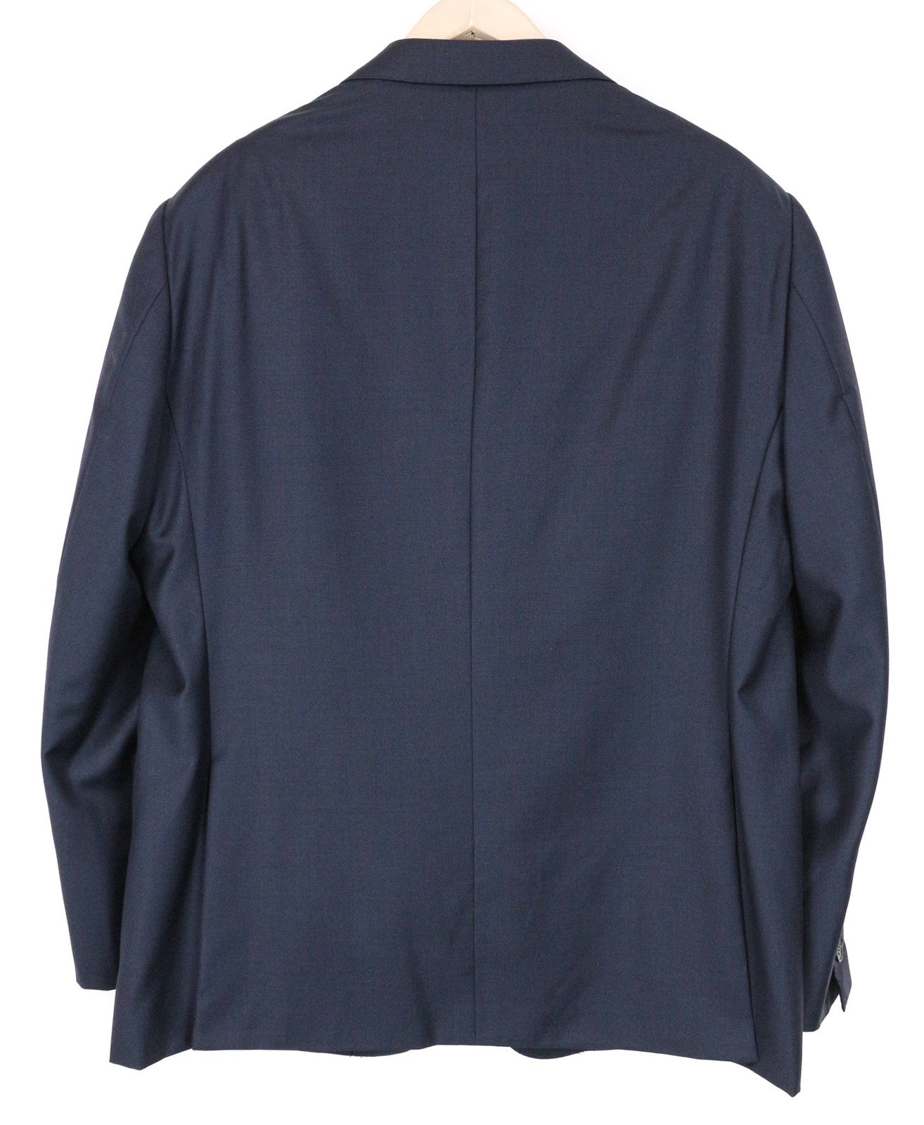 SUITSUPPLY Men Blazer UK46S Navy Blue Pure Wool Single-Breasted Classic