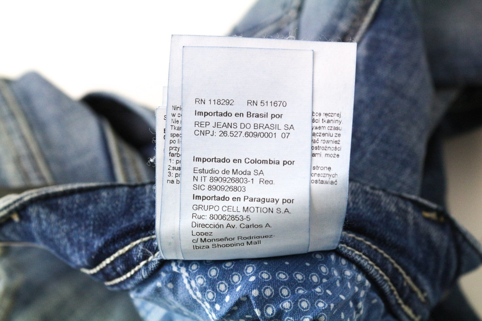 REPLAY Rob Men Jeans W30/L34 Straight Tapered Fit Washed Blue Cotton Stretch