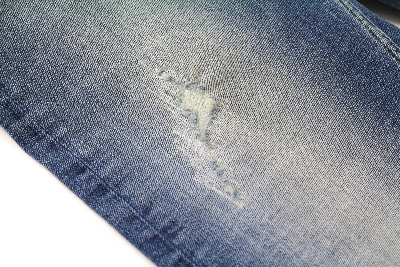 REPLAY Rob Men Jeans W30/L34 Straight Tapered Fit Washed Blue Cotton Stretch