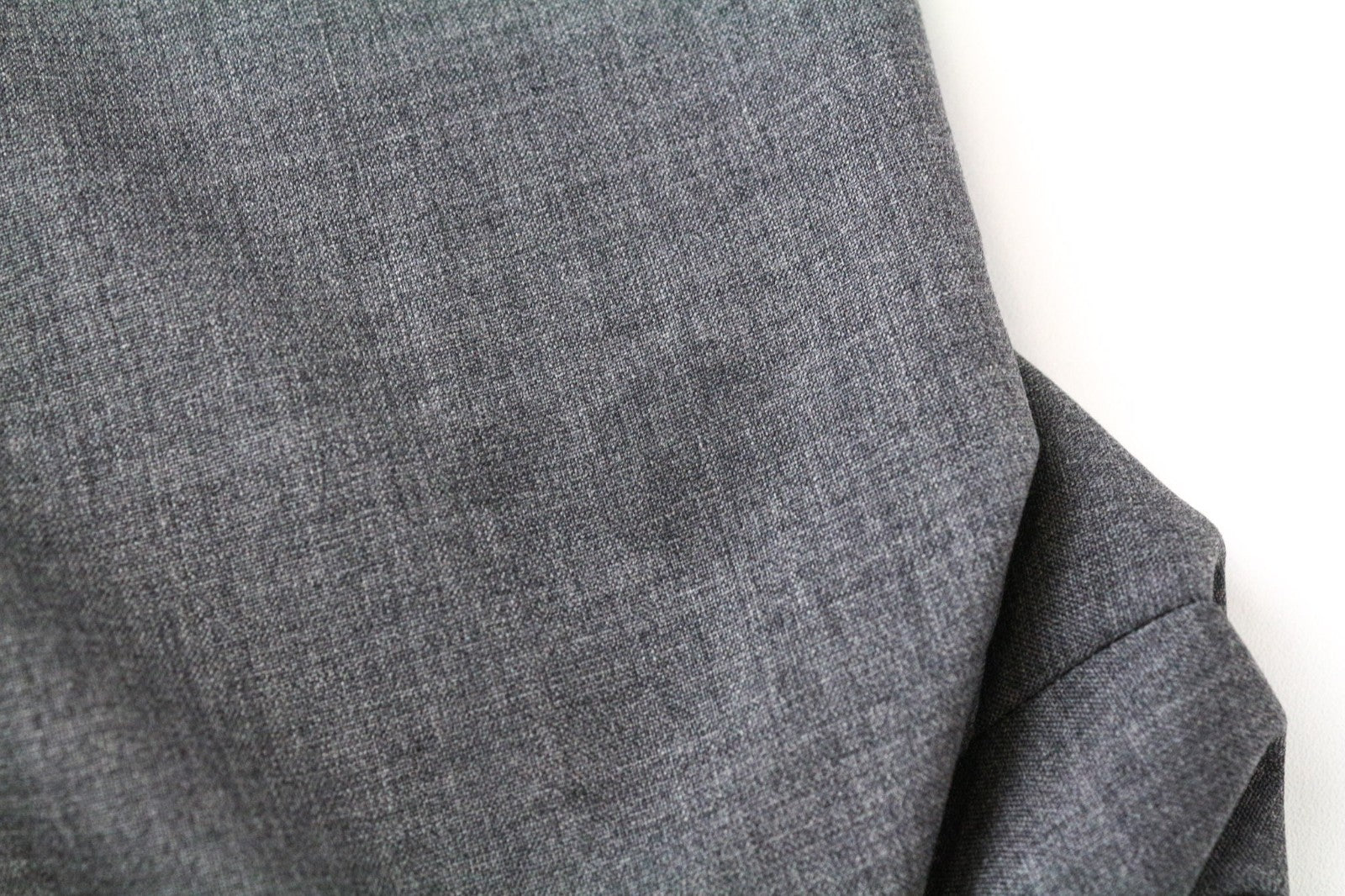 SUITSUPPLY La Spalla Men Suit UK44L Pure Wool S120s Grey 2-Piece Melange Slim
