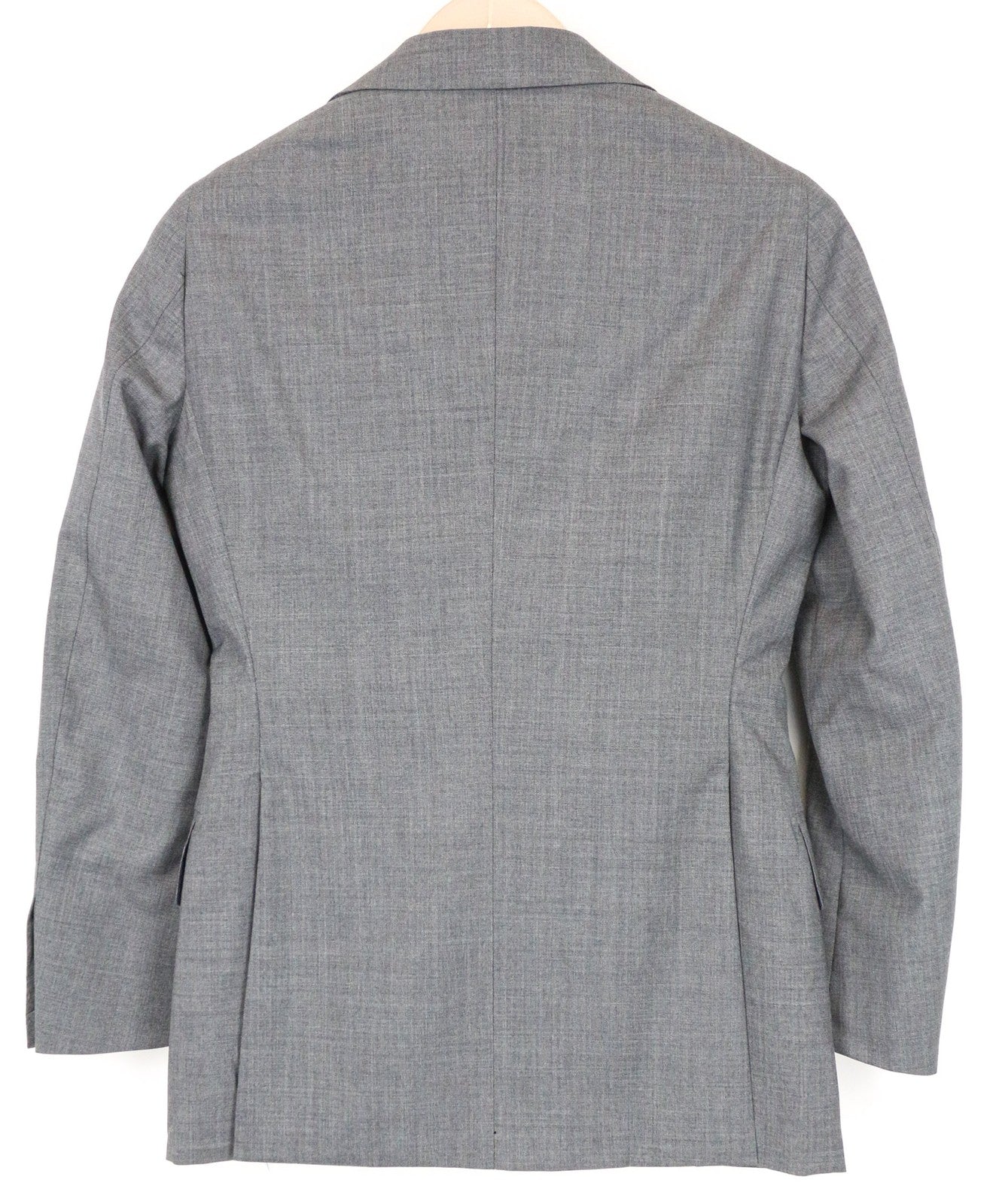 SUITSUPPLY La Spalla Men Blazer UK30R Super S120s Wool Mid Grey Melange Slim