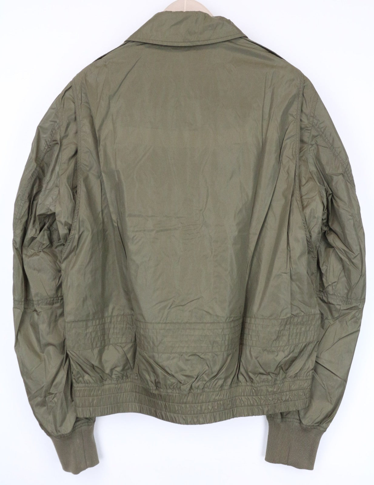 RICHMOND Men Jacket IT52 L Dark Moss Green MA2 Bomber Full Zip Military