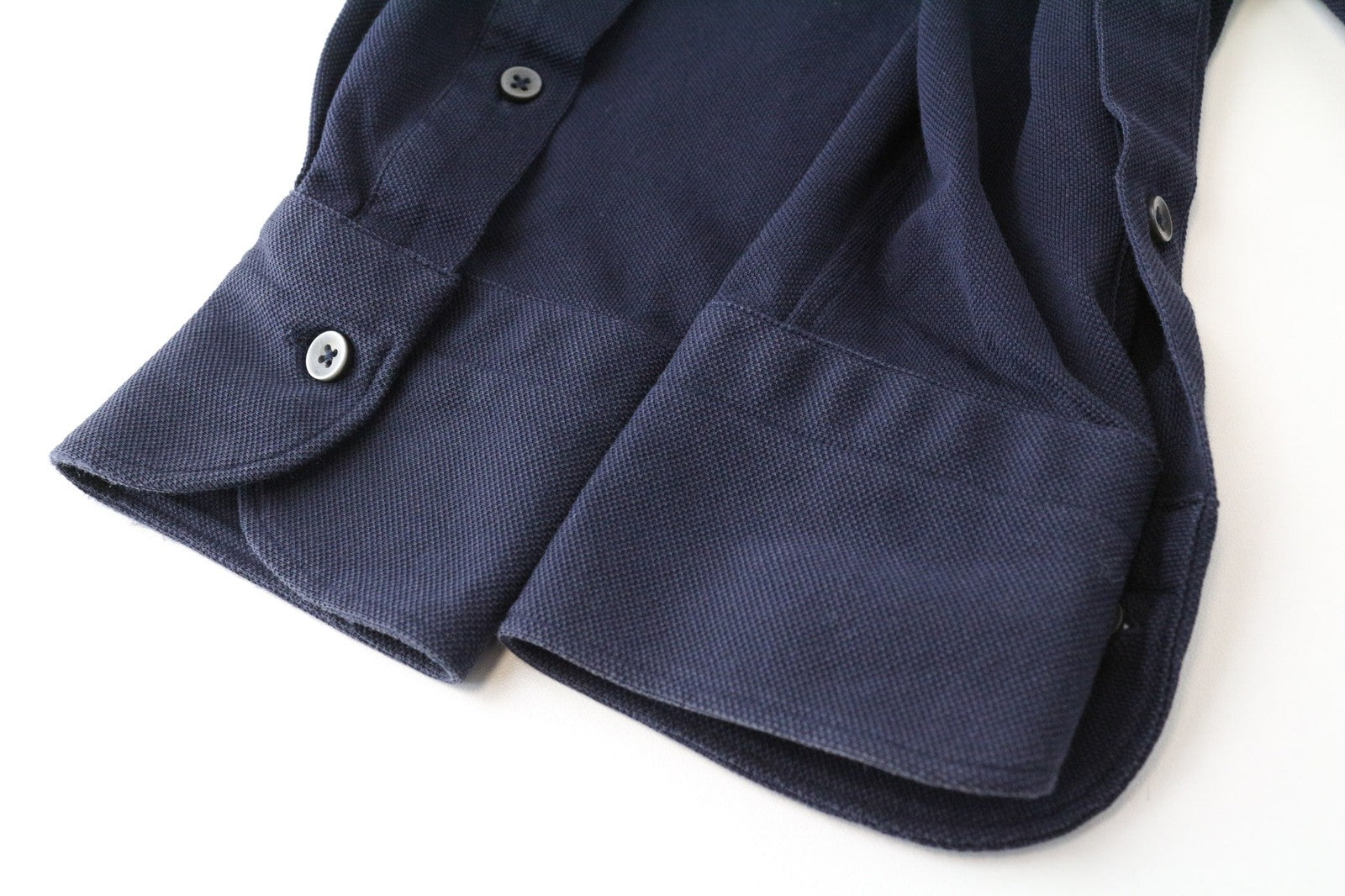 SUITSUPPLY Men T-Shirt 37/38/ 14 1/2/15 Extra Slim Navy Blue Pure Cotton Polo