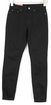 ACNE STUDIOS Women Jeans W24/L32 Slim Fit 5-Pocket Casual Black Denim