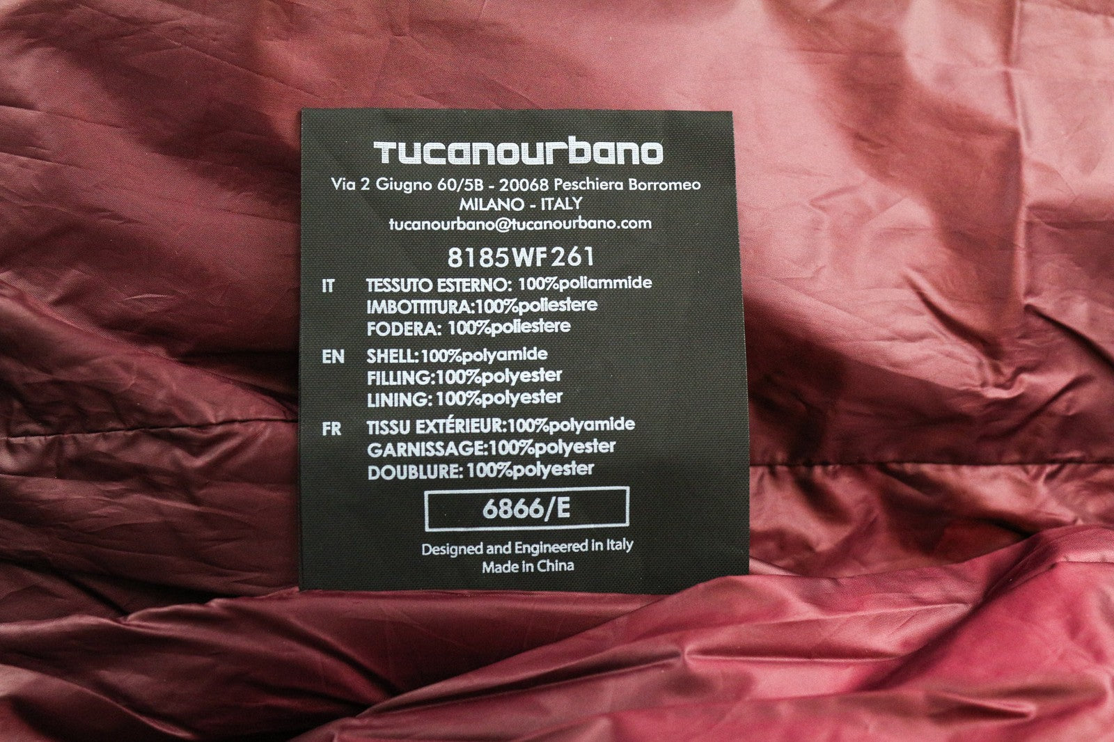 TUCANO URBANO Furbet Women Jacket M Black Thermal Padded Faux Fur Hooded Lined