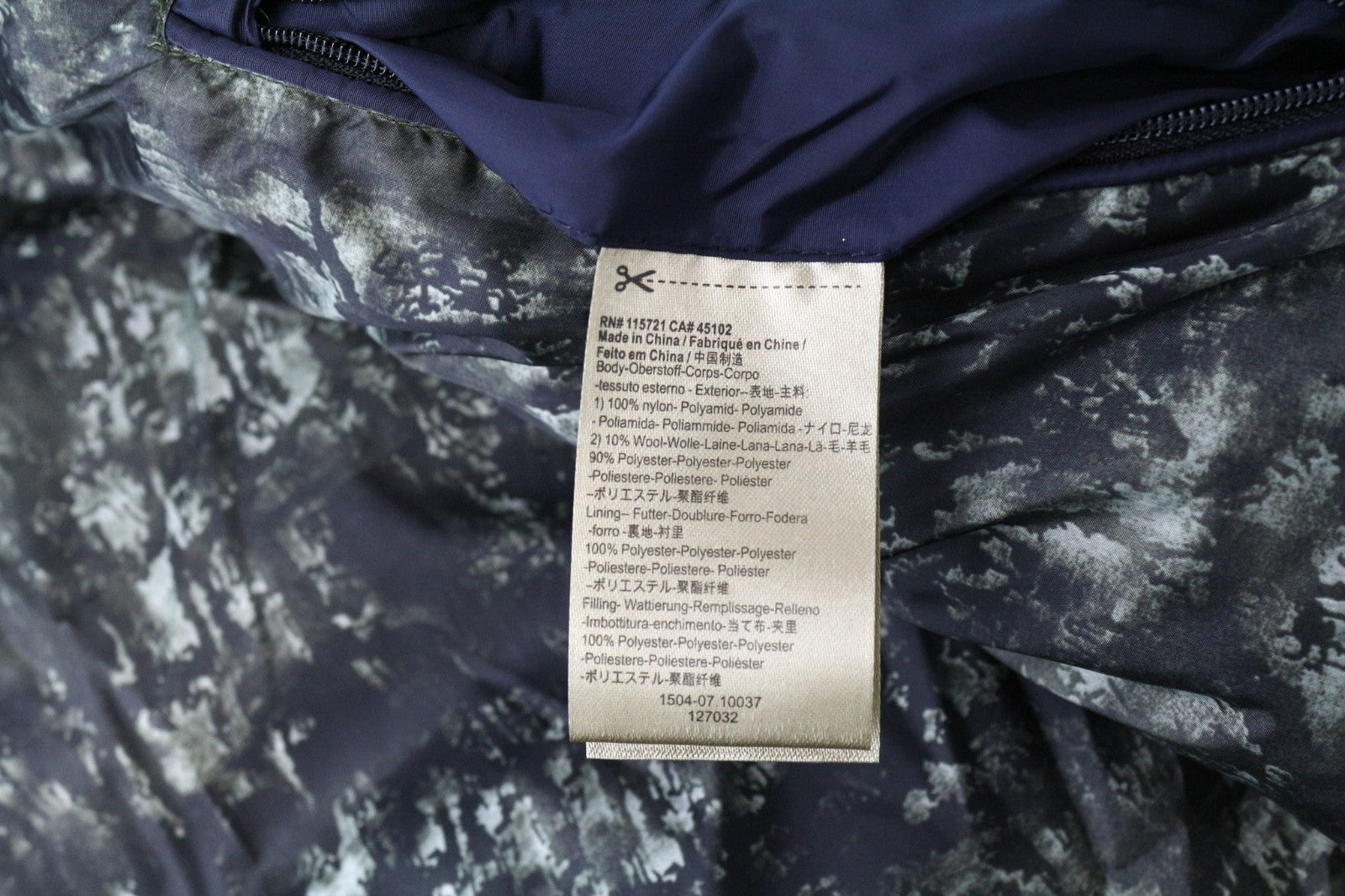 SCOTCH & SODA Ams Couture Men Jacket 2XL Grey Blue Wool Blend Hooded 2in1 Gilet