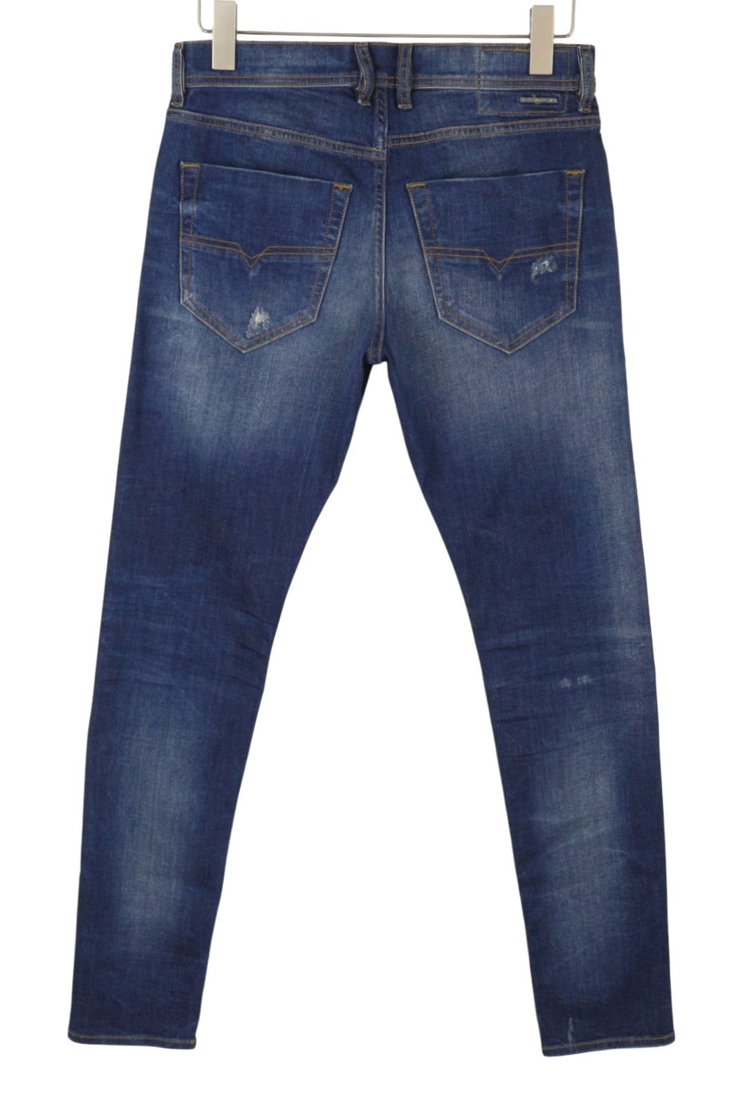 DIESEL Tepphar 084TX Men's Jeans W28/L32 Blue Faded Skinny Distress Denim