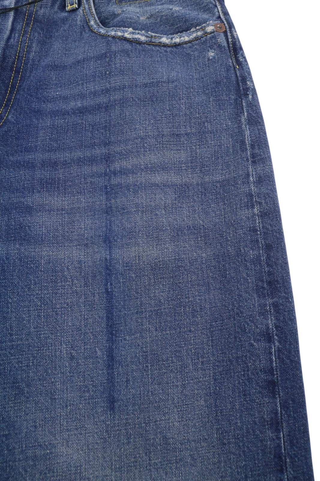 R13 D'Arcy Loose Men's Jeans 32 Oasis Blue Wide Distress Faded PS26