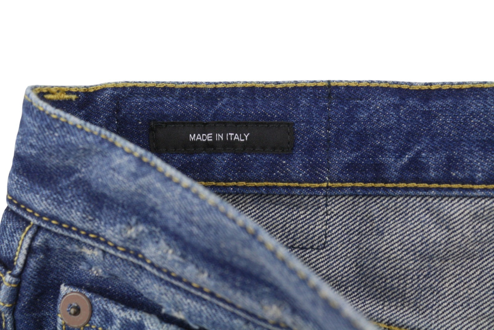 R13 D'Arcy Loose Men's Jeans 32 Oasis Blue Wide Distress Faded PS26