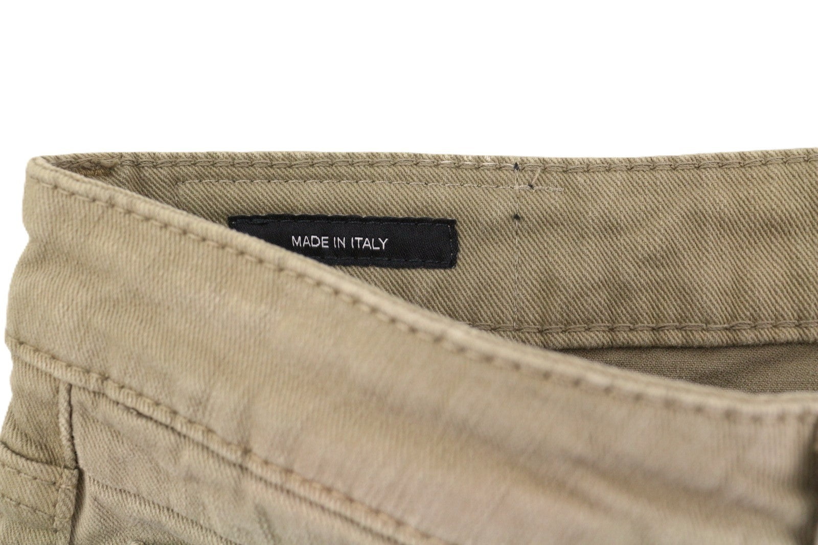 R13 Boy Straight Women's Jeans 27 Pebble Stretch Beige Cropped Faded