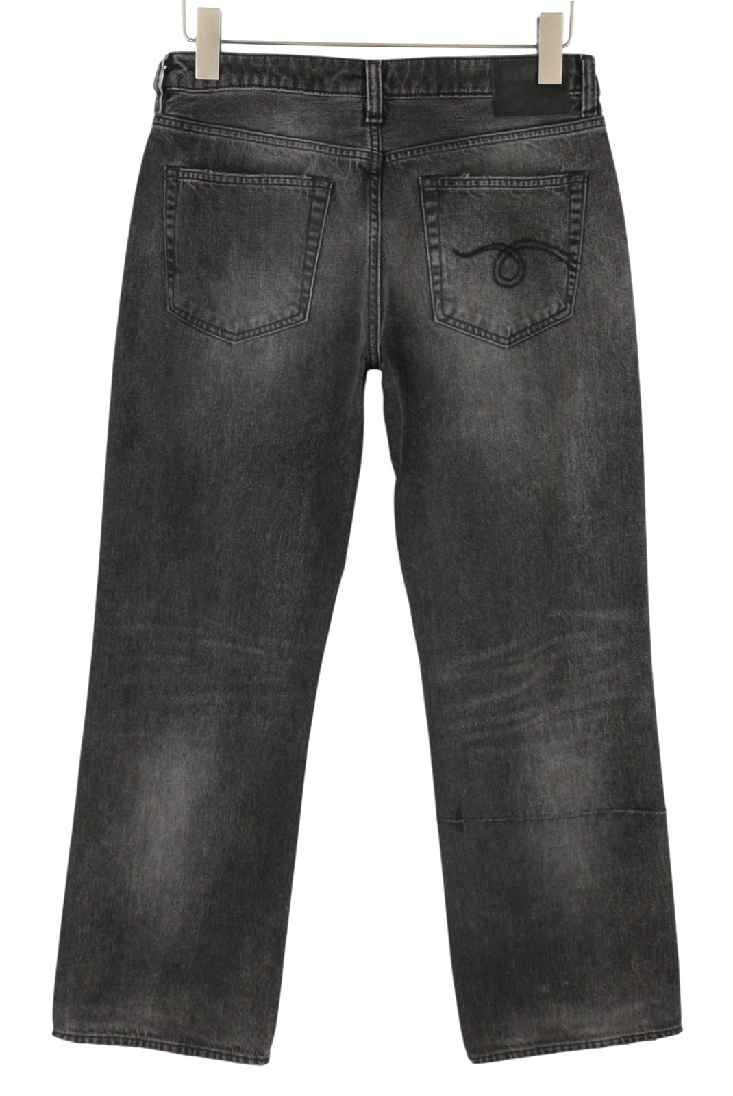 R13 Effie Women's Jeans 27 Polaris Black Faded Whiskers PS26 RRP850