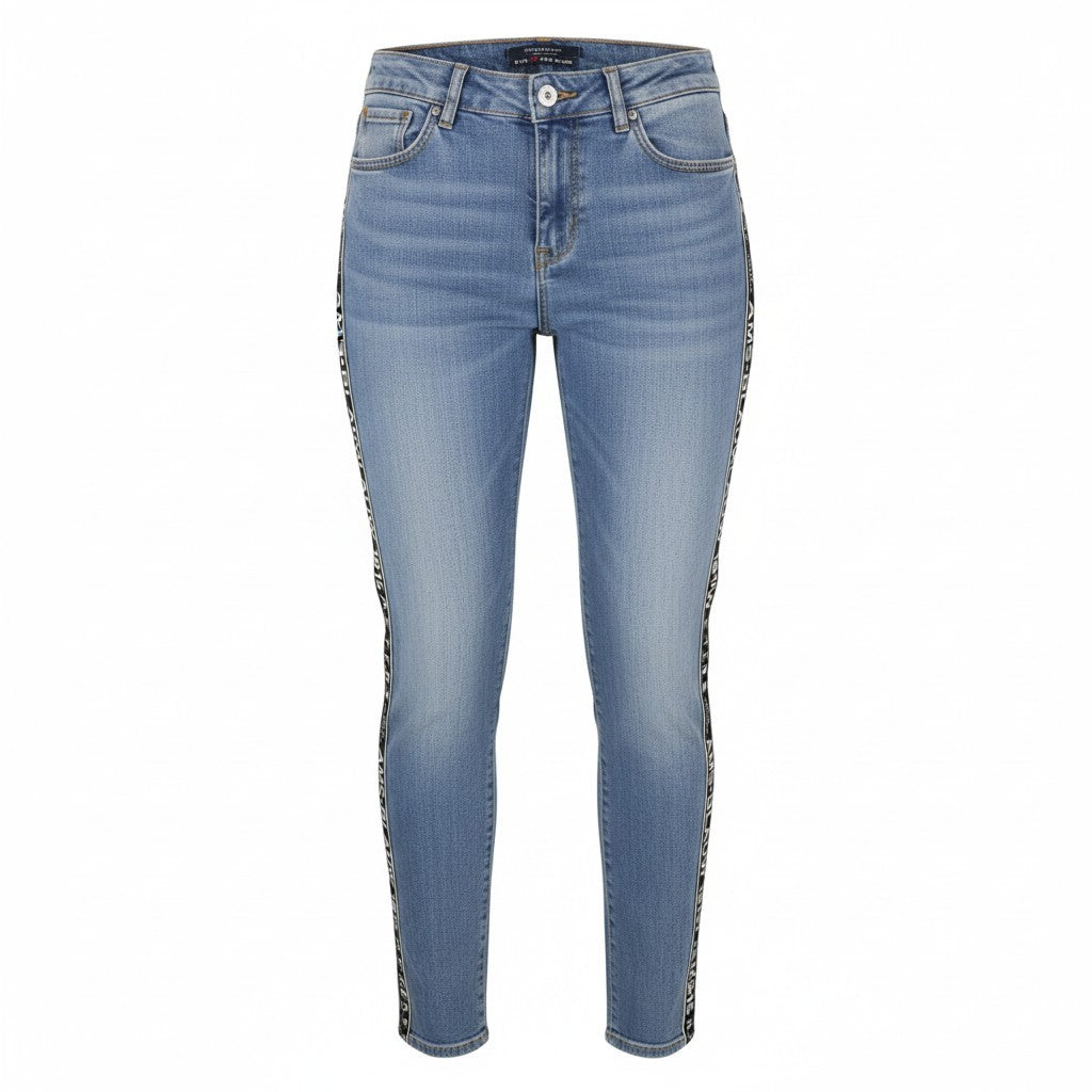 SCOTCH & SODA Women's Jeans W24/L32 Blue Petite Slim Boyfriend Faded