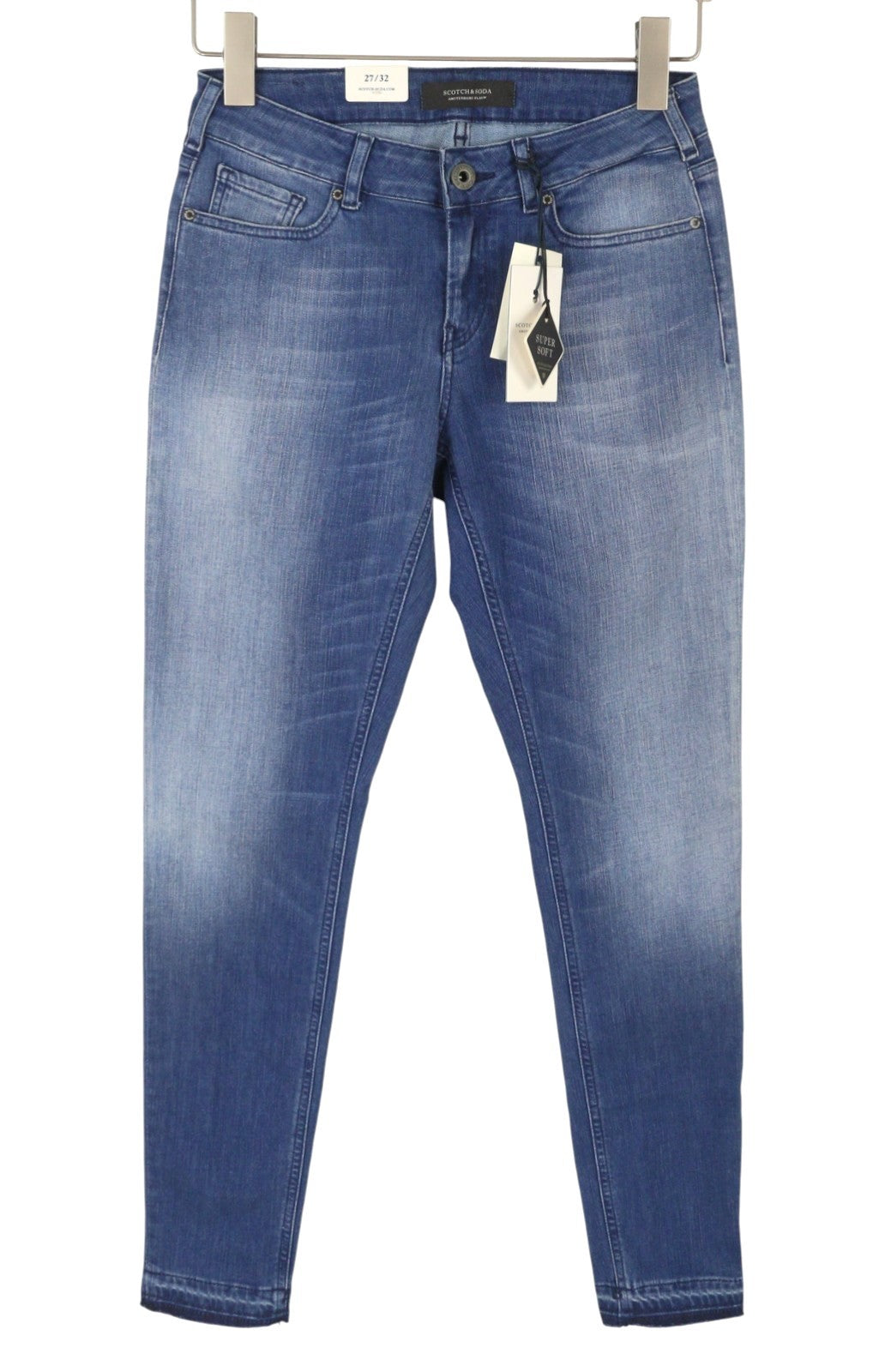 SCOTCH & SODA La Bohemienne Women's Jeans W27/L32 Faded Mid Rise Skinny