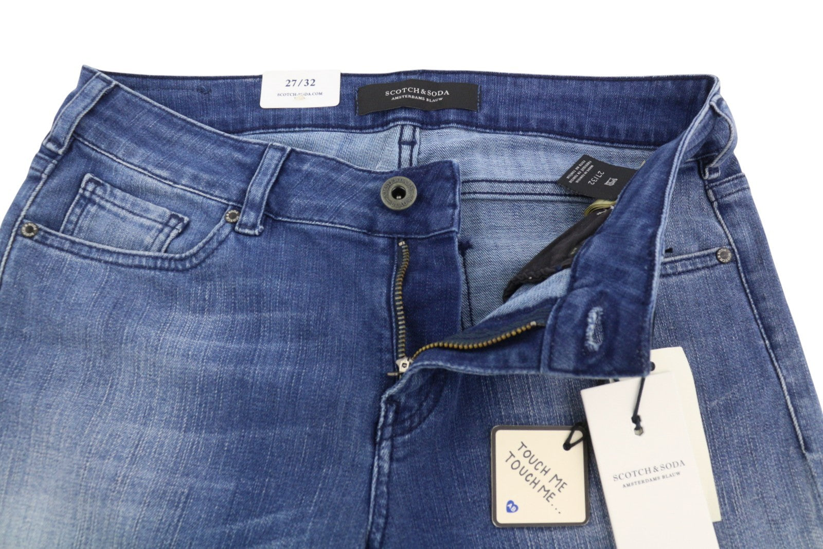 SCOTCH & SODA La Bohemienne Women's Jeans W27/L32 Faded Mid Rise Skinny