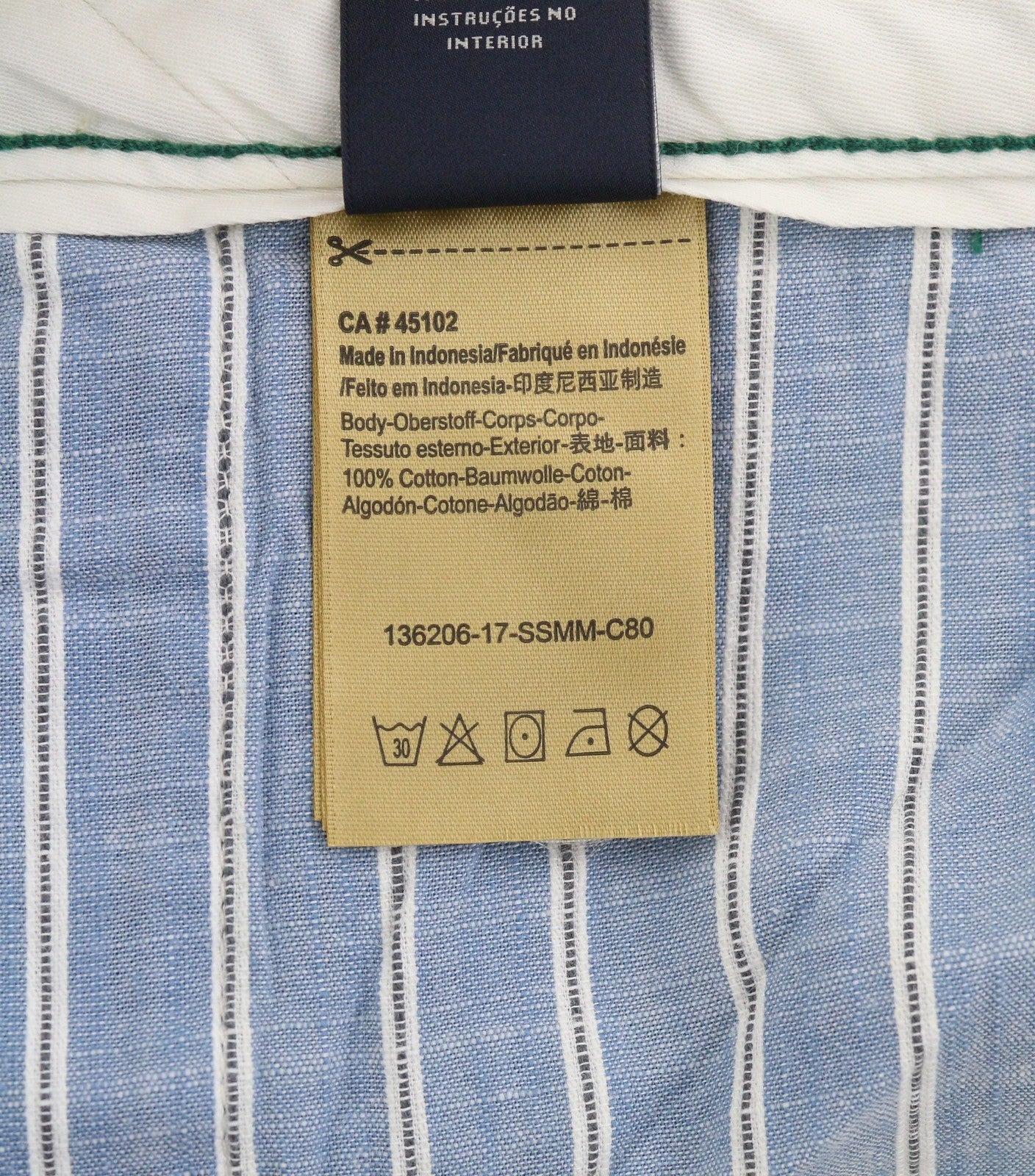 SCOTCH & SODA Coleby Men's Trousers W29/L32 Green Slim Relaxed Chino