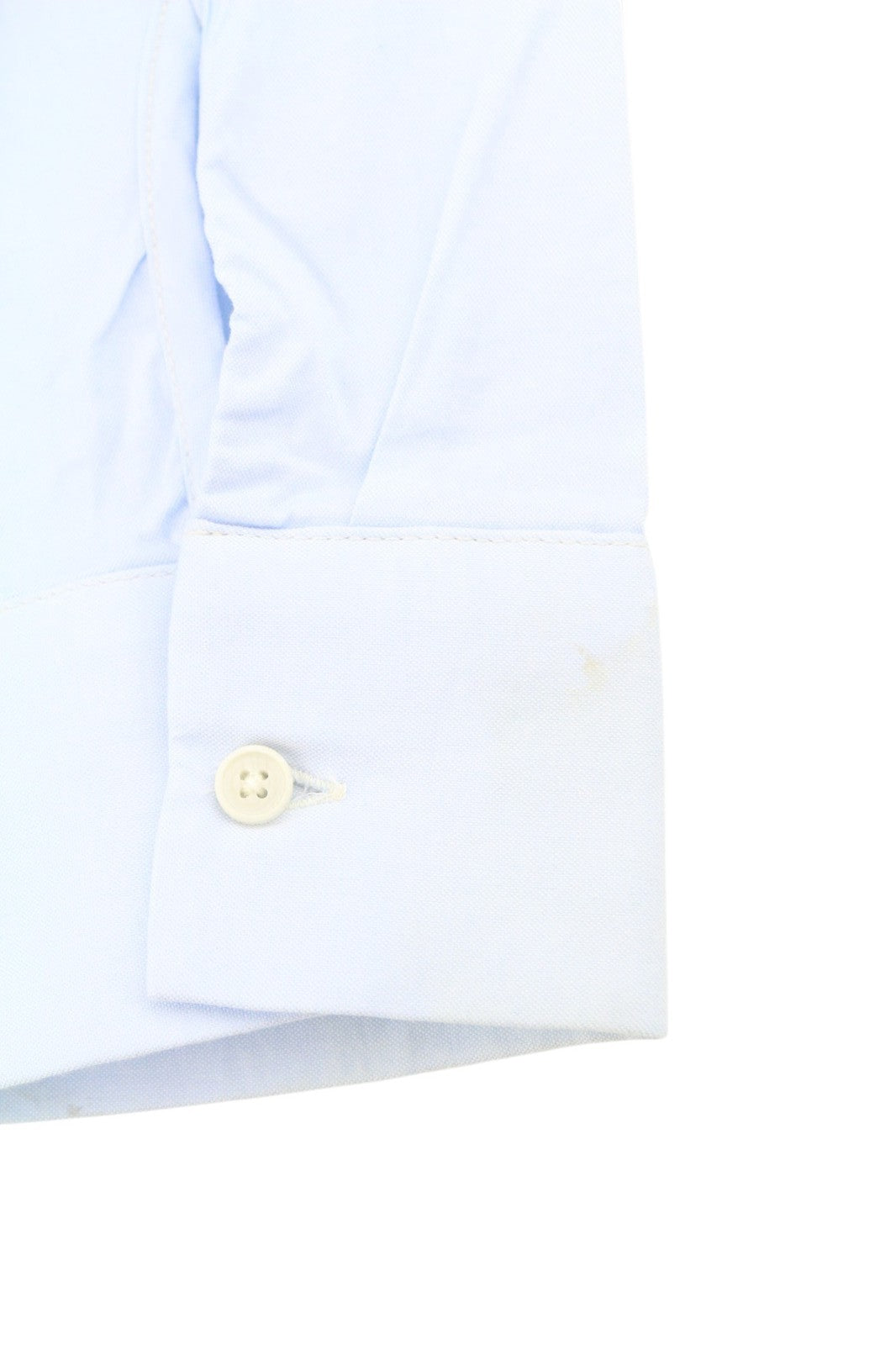 SCOTCH & SODA Men's Shirt M Light Blue Cotton Long Fit Button-Up Spread