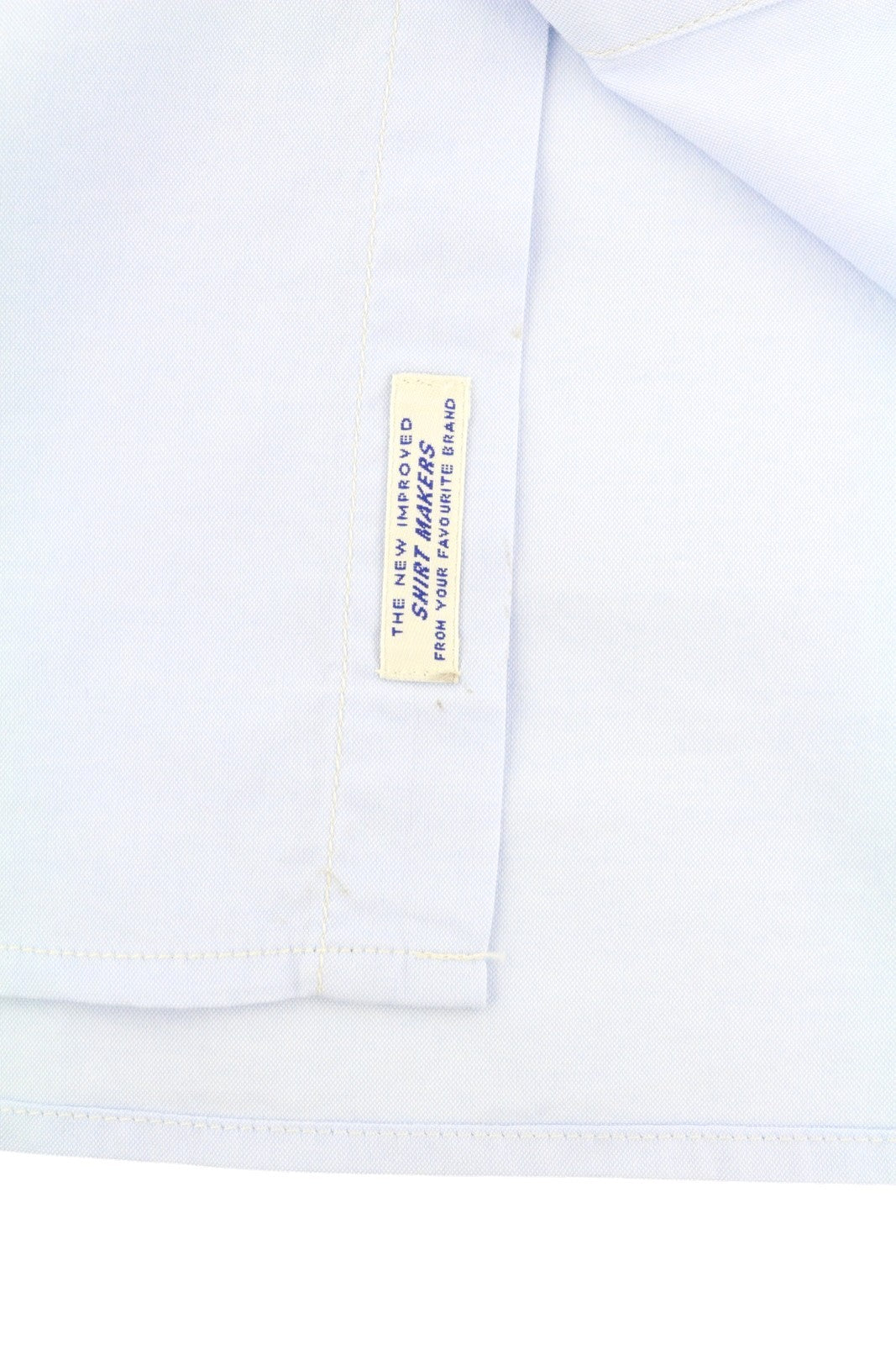 SCOTCH & SODA Men's Shirt M Light Blue Cotton Long Fit Button-Up Spread