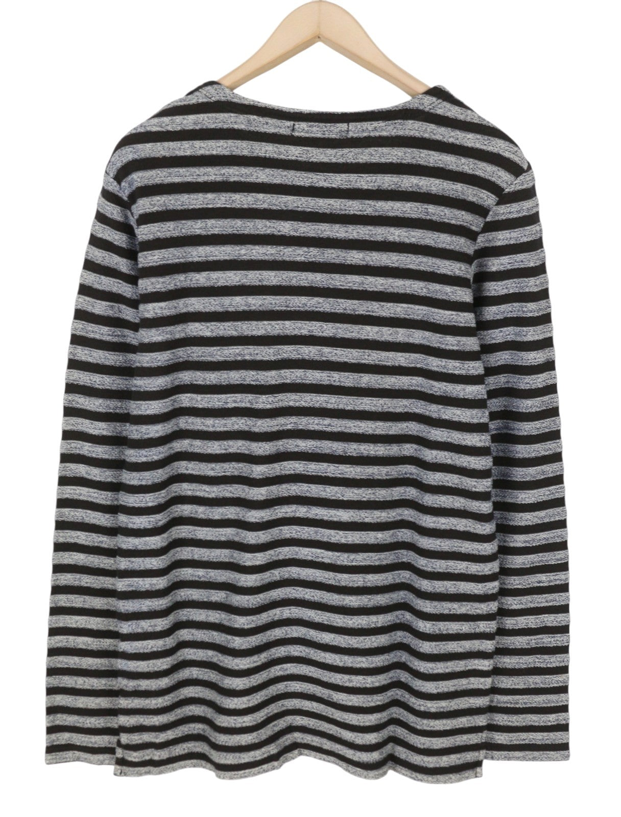 SCOTCH & SODA Men's Sweatshirt M Black Stripe Crew Neck Pull On