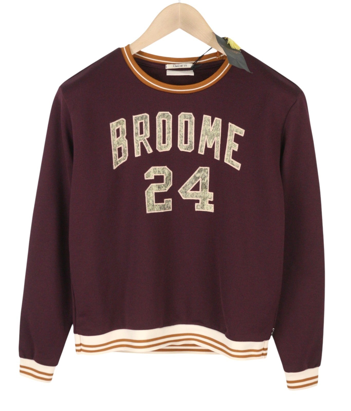 SCOTCH & SODA Women's Sweatshirt M Dark Purple Crew Neck Pull On