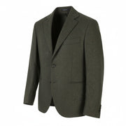 SUITSUPPLY La Spalla Men's Blazer UK40S Dark Grey Melange Flannel 2 Roll 3