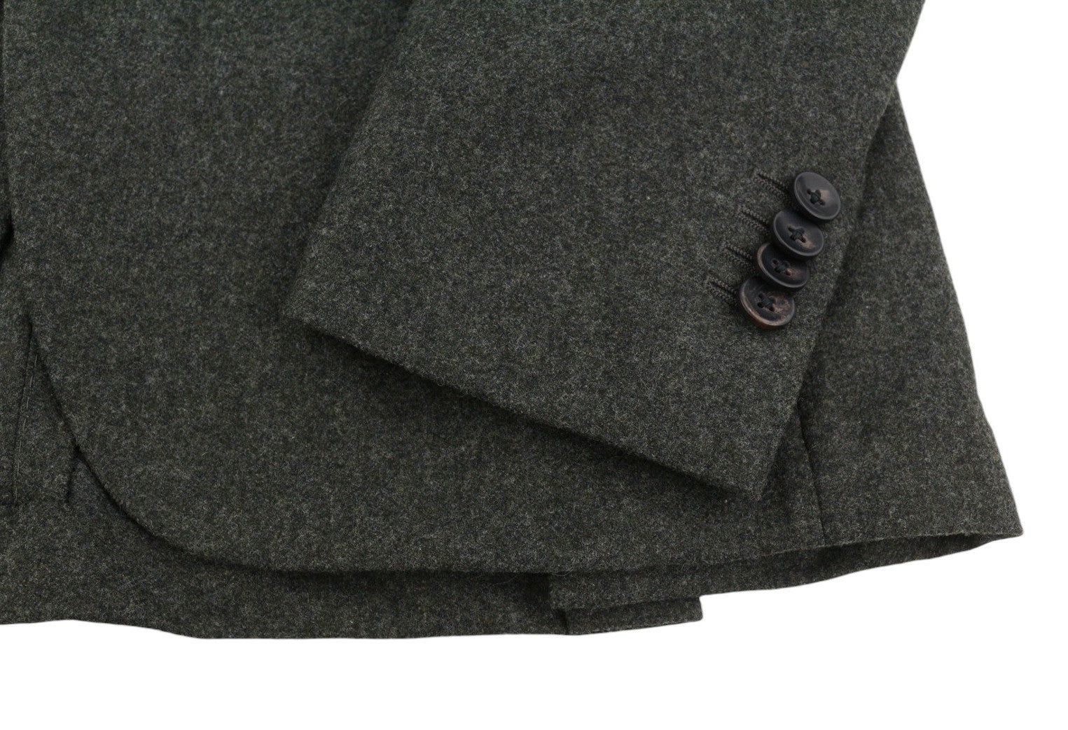 SUITSUPPLY La Spalla Men's Blazer UK40S Dark Grey Melange Flannel 2 Roll 3