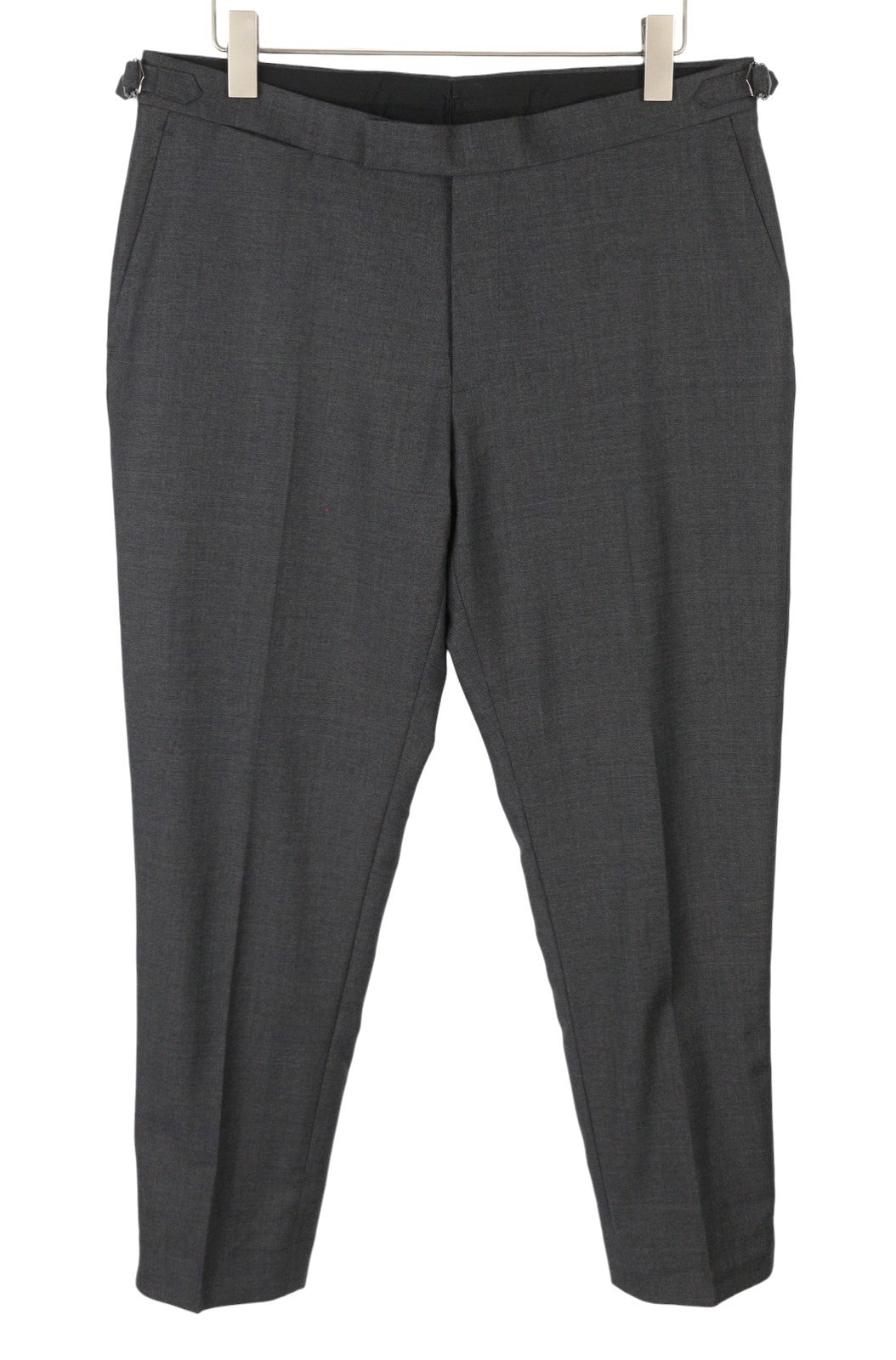 SUITSUPPLY Brescia Men's Trousers UK36R Grey Wool Tapered Formal Melange