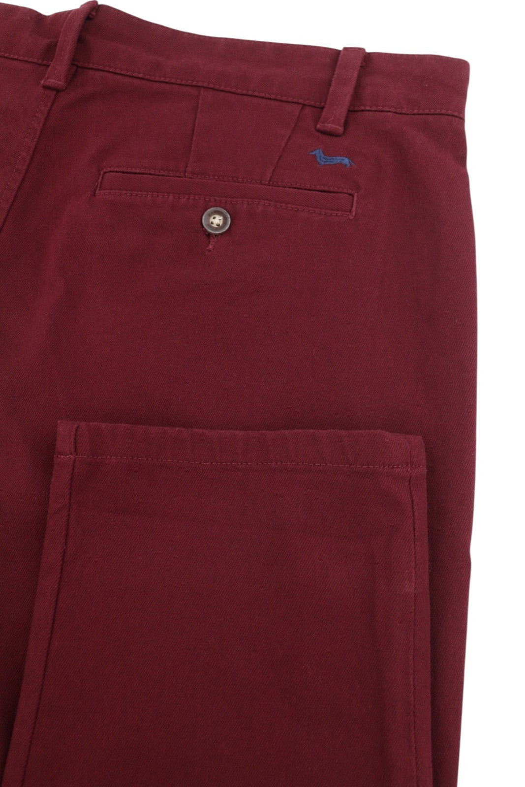 HARMONT & BLAINE Men's Trousers 50 W36 Burgundy Narrow Chino Zip Fly