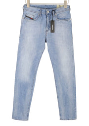 DIESEL Buster 081AL Men's Jeans W27/L32 Blue Faded Slim Tapered Stretch