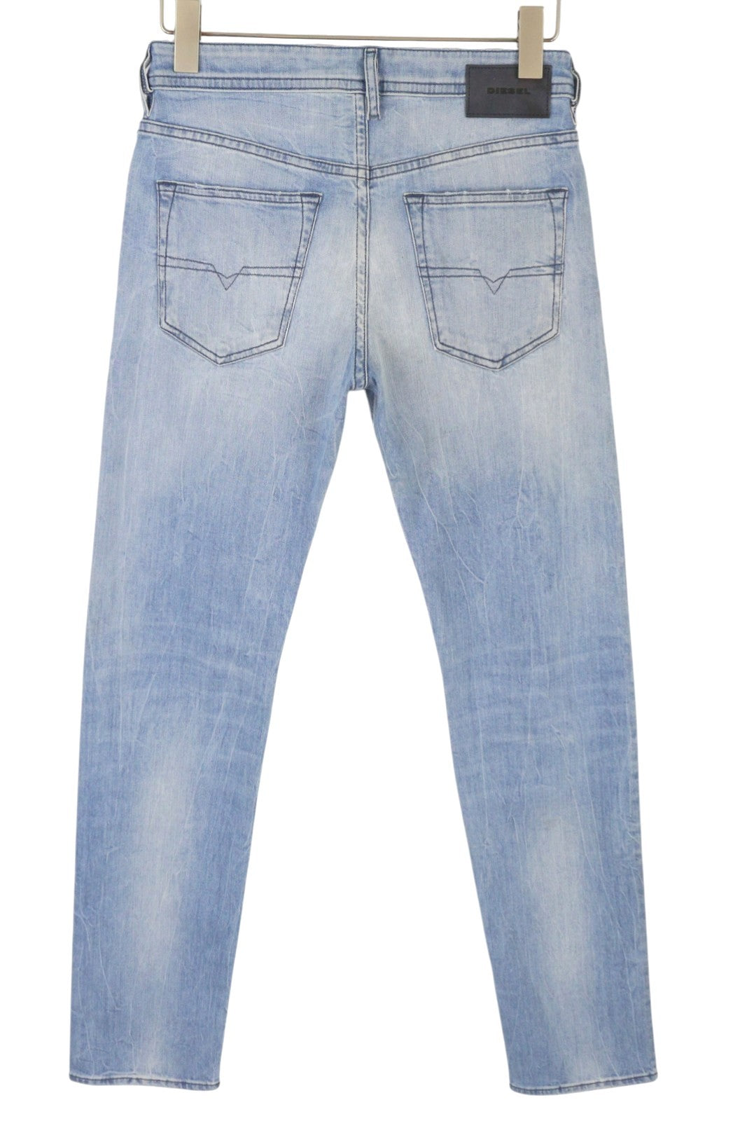 DIESEL Buster 081AL Men's Jeans W27/L32 Blue Faded Slim Tapered Stretch