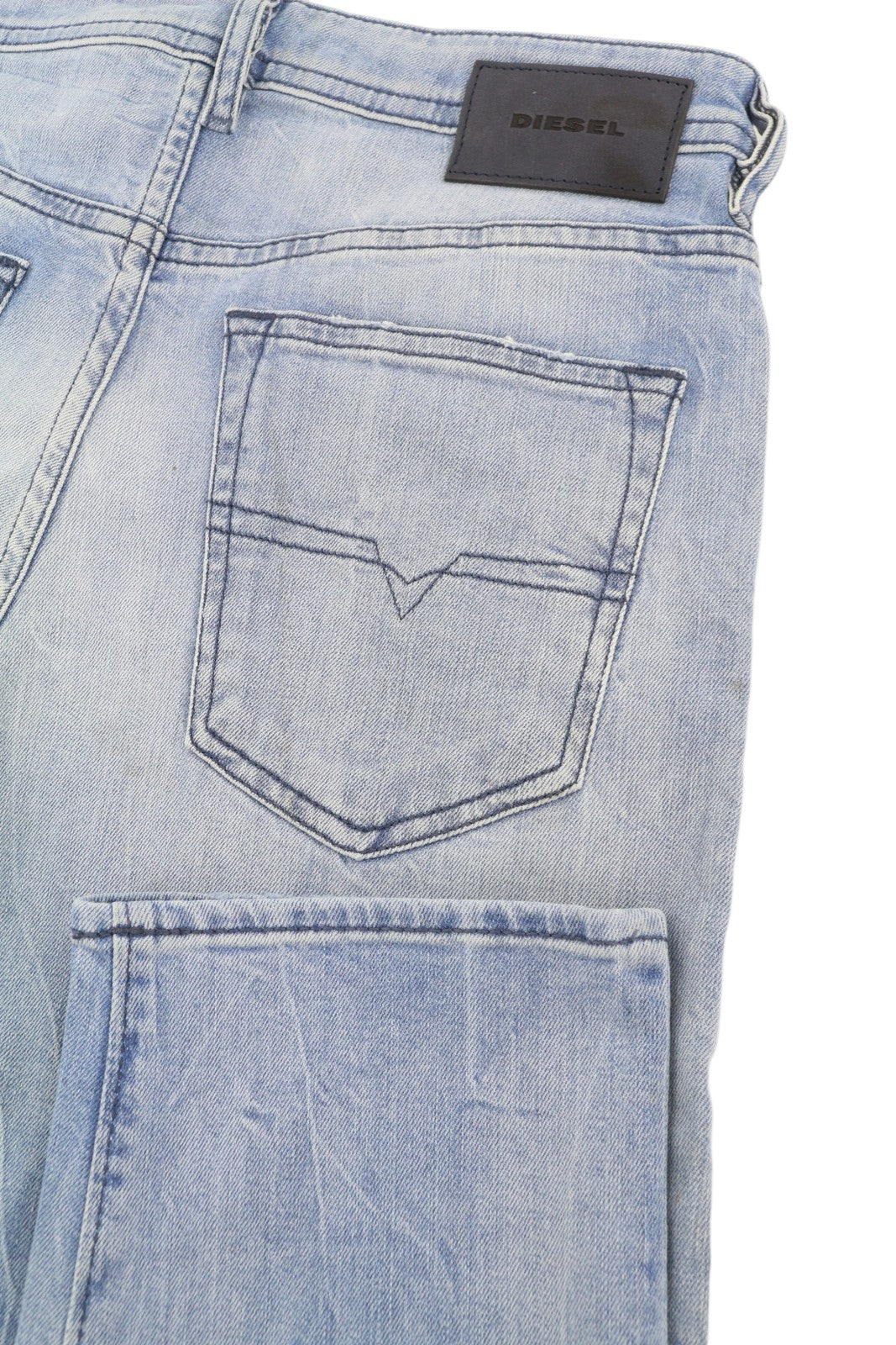 DIESEL Buster 081AL Men's Jeans W27/L32 Blue Faded Slim Tapered Stretch