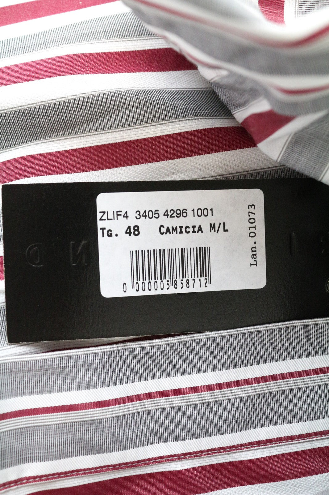 RICHMOND vyriški marškinėliai, 48 dydis, raudonai pilki, dryžuoti, ilgomis rankovėmis, grynos medvilnės, laisvalaikio stiliaus