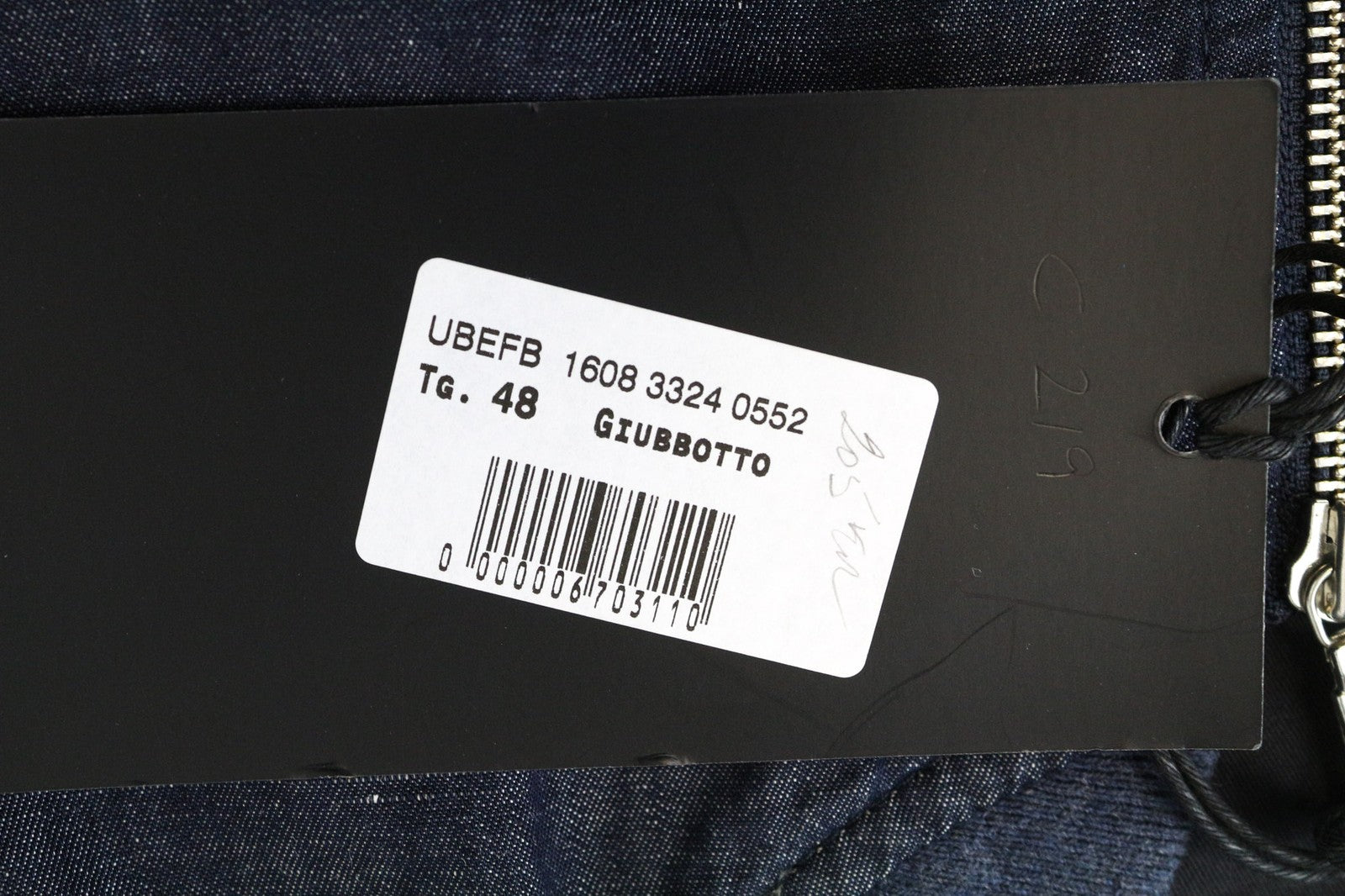 RICHMOND vyriška striukė 48 mėlyna medvilninė lininė bomber striukė lengva laisvalaikio stiliaus 