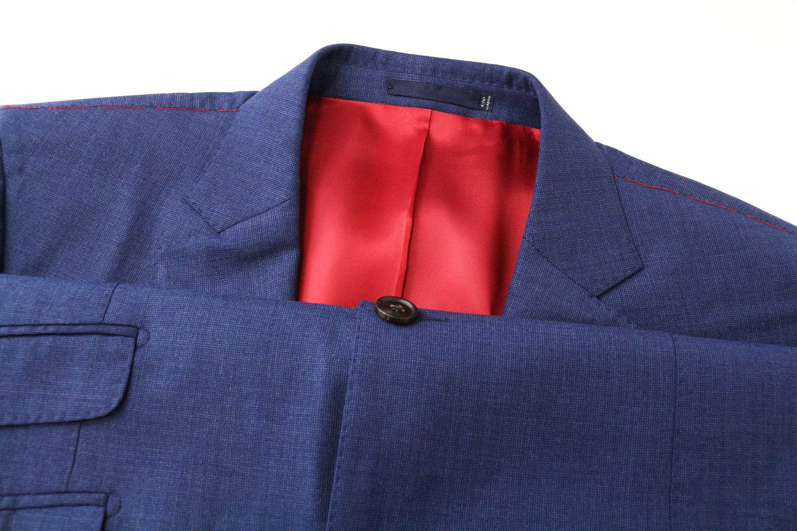 „SUITSUPPLY Sienna“ vyriškas švarkas „UK46S“ mėlynas, vilnonis, „Super 130's“, vienaeilis 