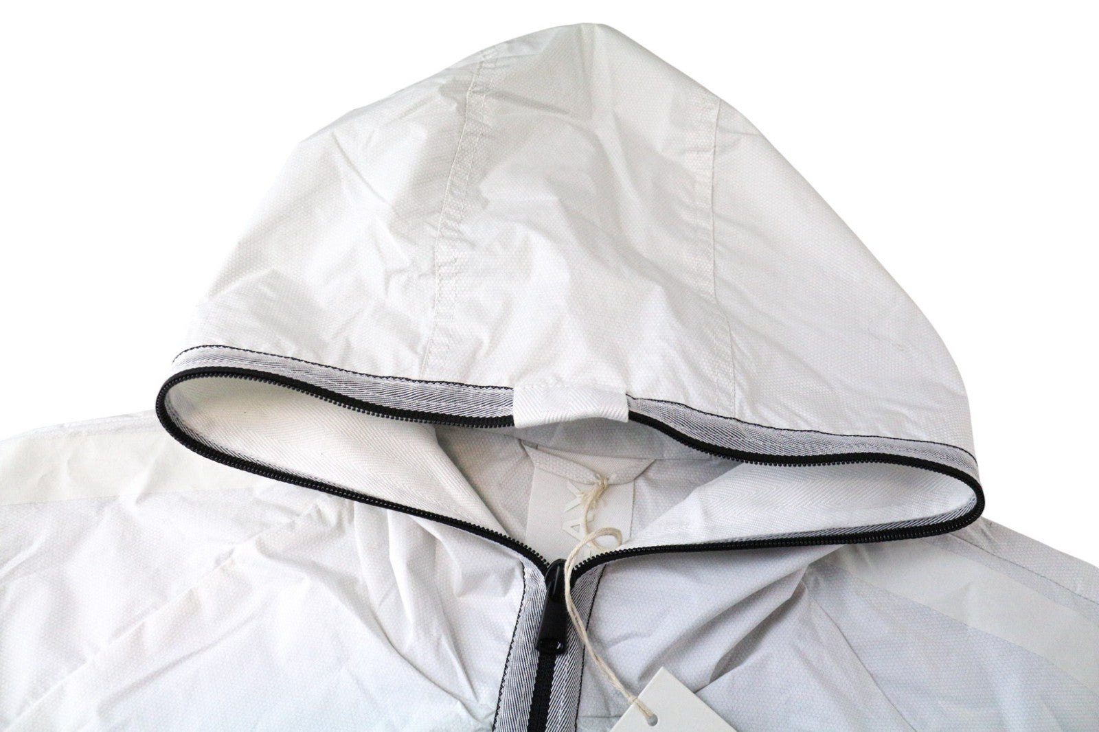 REPLAY vyriška striukė L dydžio, šviesiai pilka, su gobtuvu, užtrauktuku, šviesą atspindinčia, lengva, be pamušalo 