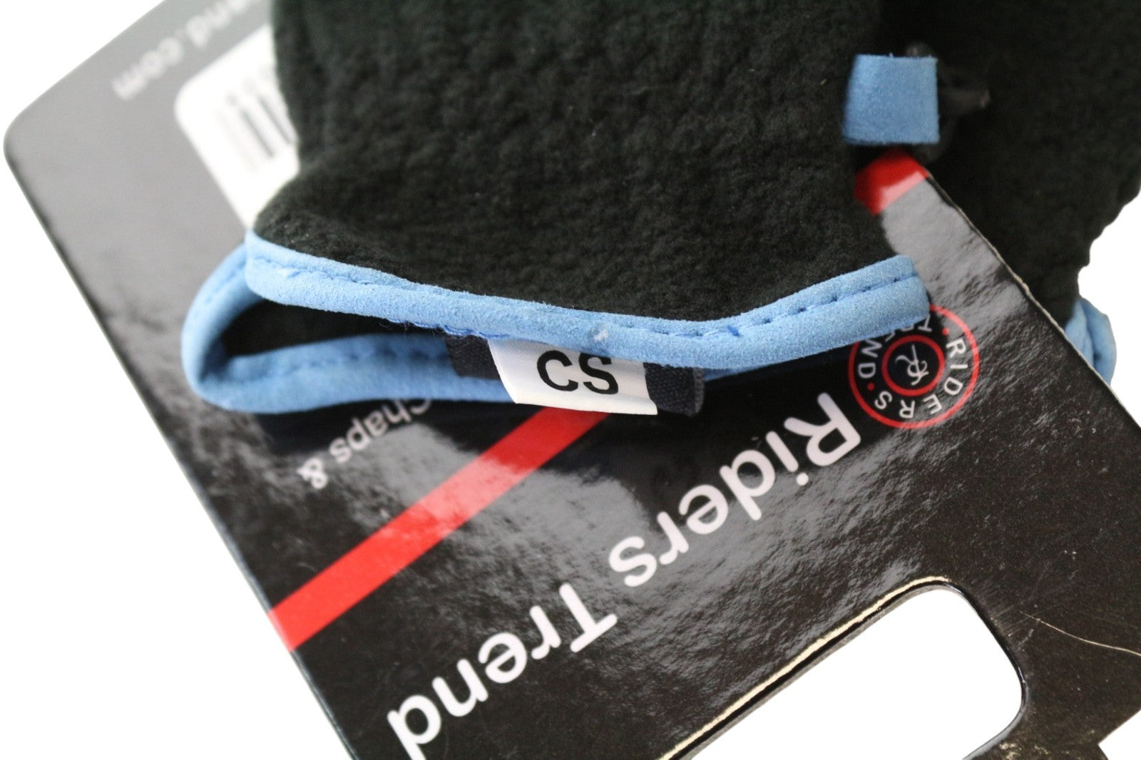 RIDERS TREND Men's Riding Gloves S Black Blue Kids Fleece Stretch Horse Unisex