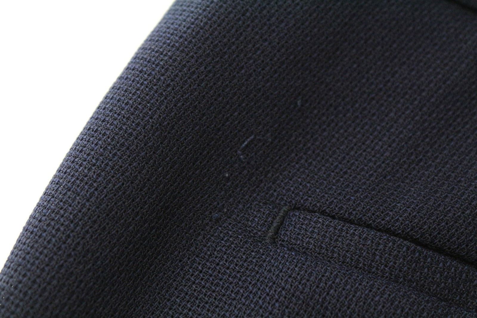 SUISTUDIO Lane moteriškos kelnės UK14R mėlynos klostuotos grynos vilnos klasikinio stiliaus 