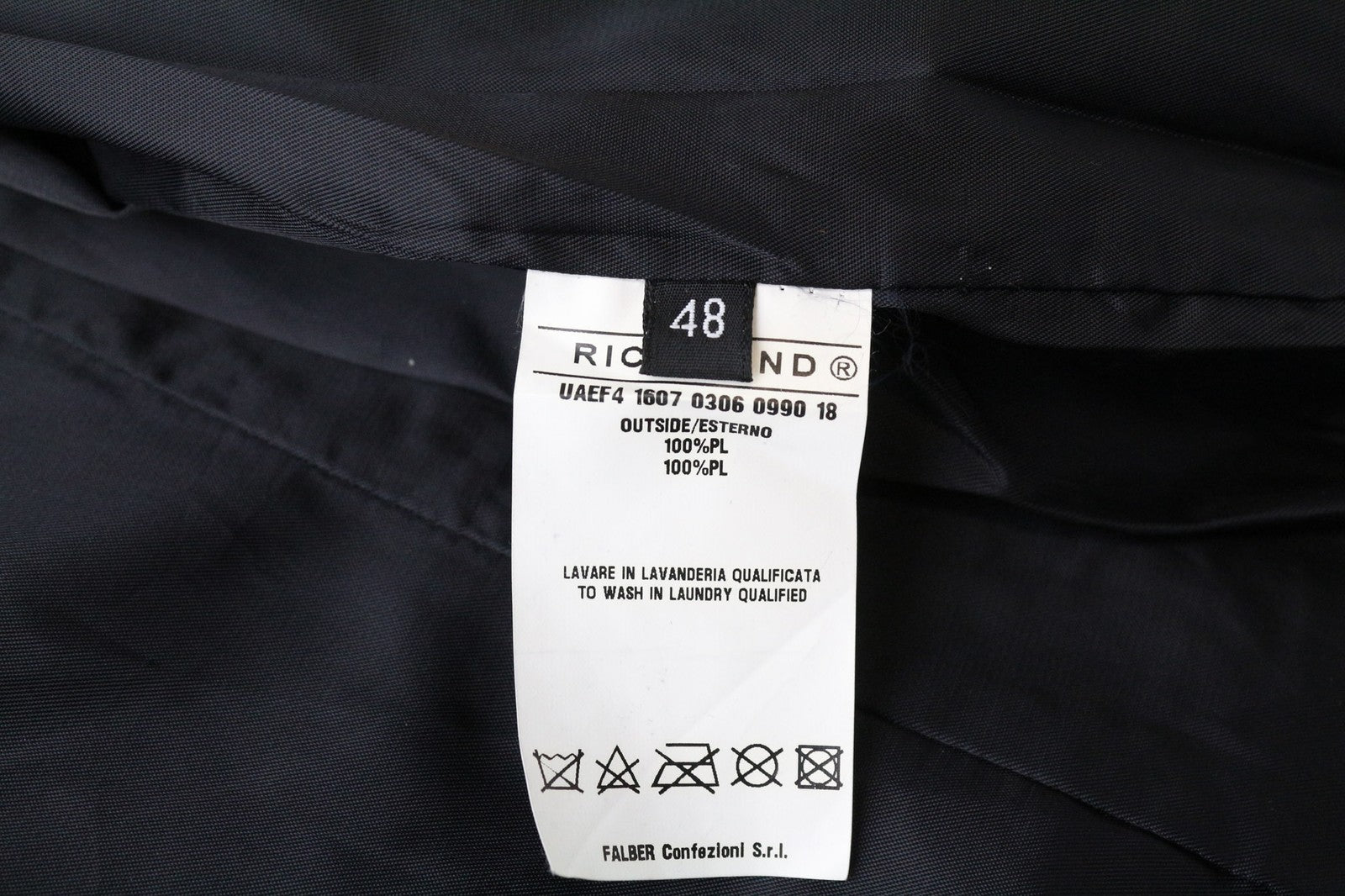 RICHMOND vyriška striukė IT48 juoda dizainerio bomber stiliaus lengva klasikinė su lopais 