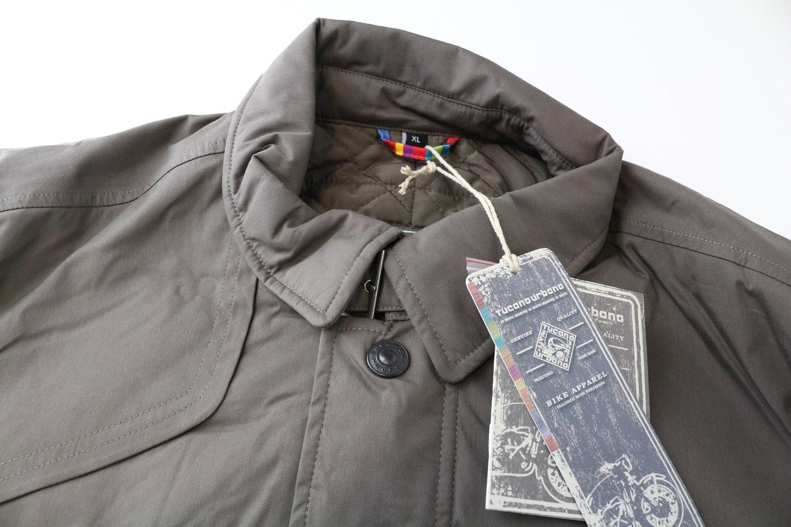 TUCANO URBANO Robin vyriška paspirtuko striukė XL tamsiai smėlio spalvos, vandeniui atspari, kvėpuojanti 