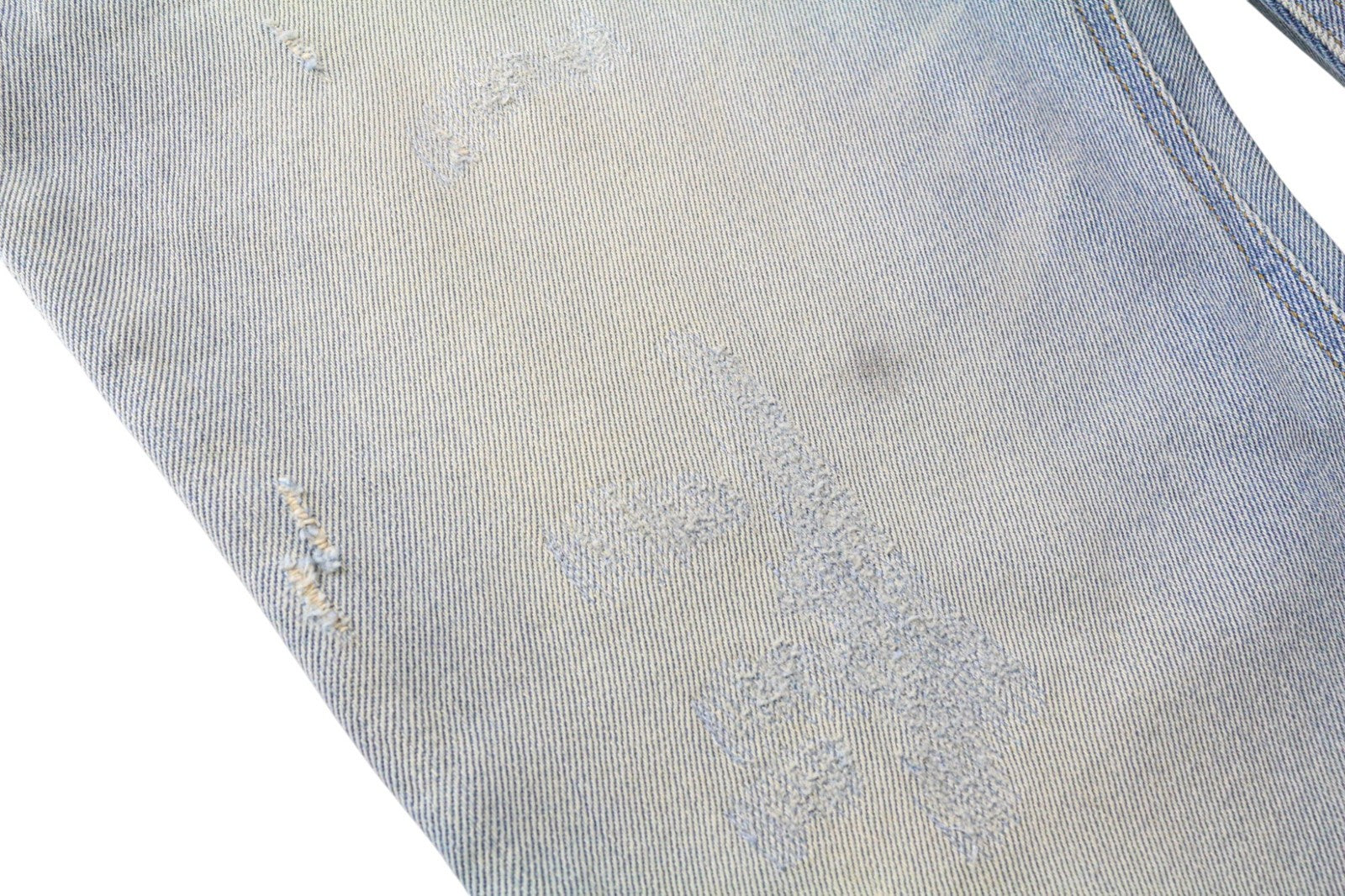 DIESEL D-Eetar 081AK Men's Jeans W34/L32 Blue Carrot Slim Distressed Stretch