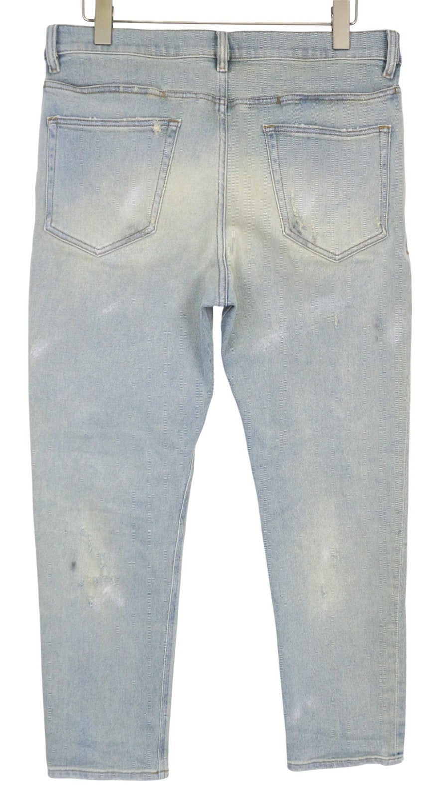 DIESEL D-Eetar 081AK Men's Jeans W34/L32 Blue Carrot Slim Distressed Stretch